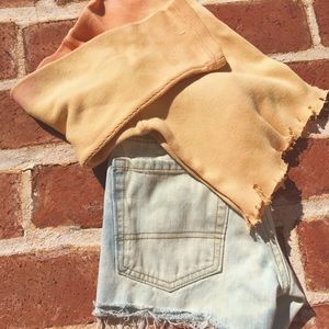 TopNew Distressed Orange Pullé